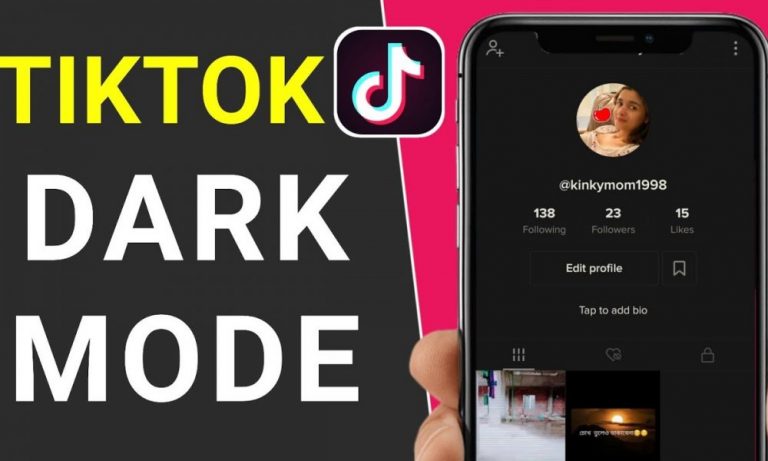 tiktok dark mode iphone скачать